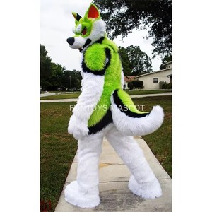 Mascotte Funtoys CE Husky chien loup, Costume de Cosplay complet, d'animal, carnaval, fête sexuelle - Product Image 3