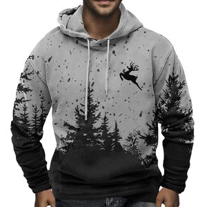 Retro Tribal Phong Cách Đồ Họa Áo Nỉ Cho Nam Giới Hoodies Vintage Tracksuits Áo Thun Nguyên Thủy Chất Lượng Cao Hooded Tops - Product Image 6