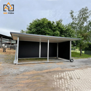 Box <span class=keywords><strong>per</strong></span> <span class=keywords><strong>Cavalli</strong></span> Portatile da Esterno con Tetto, Facilmente Spostabile <span class=keywords><strong>per</strong></span> Paddock, Migliora l'Alimentazione - Vendita Calda in Germania - Product Image 1