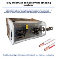 Vollautomatische Computergesteuerte Drahtabisoliermaschine Modell SR-BXJ070 Herkunft China 70mm Kabelbaum-Schneidemaschine für Neue Energien
