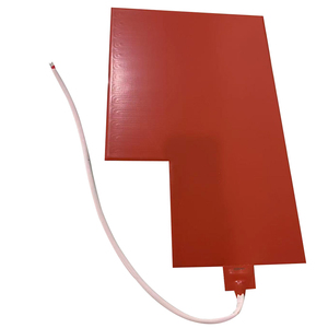Élément chauffant industriel flexible en caoutchouc silicone pour batterie, idéal pour boîtier de batterie DIY - Product Image 1