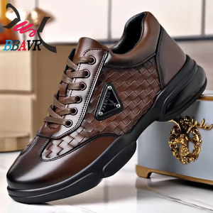 Zapatos Casuales de Trabajo para Hombre para Todas las Estaciones, Zapatos para Caminar al Aire Libre Antideslizantes, Transpirables y Ligeros con Parte Superior de PU - Product Image 2