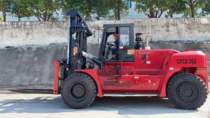 Zware Diesel Heftruck 16 <span class=keywords><strong>Ton</strong></span> 20 <span class=keywords><strong>Ton</strong></span> <span class=keywords><strong>30</strong></span> <span class=keywords><strong>Ton</strong></span> 42 <span class=keywords><strong>Ton</strong></span> Met Paal Bevestiging - Product Image 5