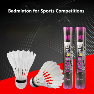 Factory Direct SUNEYE SL50 Goose Feather Shuttlecock Durable Sandwich Cork Head Lightweight Professional <strong>Badminton</strong> for Sports - Product Image 4