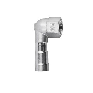 ข้อต่อท่อสแตนเลส Loffrey 304 แบบวงแหวนอัด 90 องศา เกลียวใน ขนาด DN15 DN20 DN25 สำหรับก๊อกน้ำดื่ม - Product Image 2