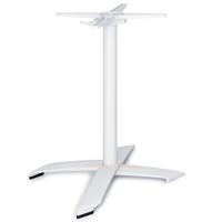 Nouveau mécanisme de fixation pliable en X pour pieds de table en fonte télescopique, pour mobilier d'extérieur, de salle à manger et d'hôtel, finition chromée et dorée élégante