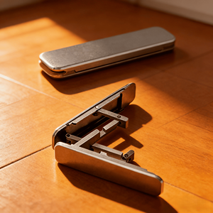 Supporto per telefono da tavolo portatile in lega di alluminio, universale, adatto a qualsiasi smartphone - Product Image 1