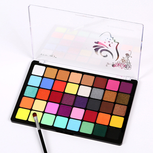 Kit de <span class=keywords><strong>peinture</strong></span> faciale d'Halloween 40 couleurs, maquillage corporel tendance mat, <span class=keywords><strong>peinture</strong></span> <span class=keywords><strong>gouache</strong></span> non toxique - Product Image 2