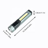 Lampe de travail multifonctionnelle pour réparation automobile, rotative à 90 degrés, rechargeable, en alliage d'aluminium, étanche IP54, lampe torche LED magnétique