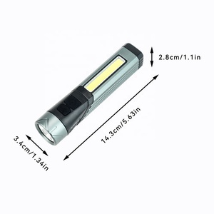 Lampe <span class=keywords><strong>de</strong></span> travail multifonctionnelle pour réparation automobile, rotative <span class=keywords><strong>à</strong></span> 90 degrés, rechargeable, en alliage d'aluminium, étanche IP54, lampe torche LED magnétique - Product Image 2