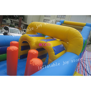 Carrera de obstáculos inflable gigante de 25x4 5M para Team Building Ultimate Challenge para el trabajo en equipo - Product Image 6
