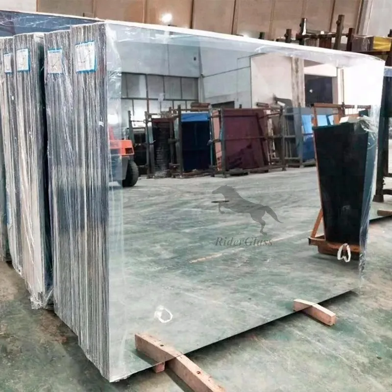 1.5mm 1.8mm 2mm 3mm 4mm 5mm 6mm Double Coating Aluminium Silver Mirror Sheet Glass