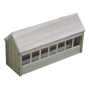 Mangiatoia piccione e pollame Dispenser cibo meno rifiuti alimentatori animali per polli anatre altri animali da allevamento per uso domestico - Product Image 3