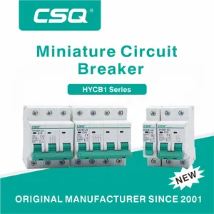 CSQ 3 fazlı otomatik elektrikli minyatür devre kesici anahtar Plug-In tipi MCB