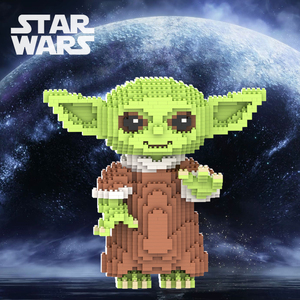 Gran oferta Venyoe plástico personalizado modelo Mini ladrillo figura espacio guerra maestro bebé <span class=keywords><strong>Yoda</strong></span> Micro bloques de construcción juguetes para chico regalo - Product Image 6