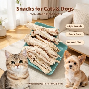 Friandises lyophilisées <span class=keywords><strong>pour</strong></span> chats en gros, sans céréales et riches en protéines, avec viande, OEM - Product Image 1