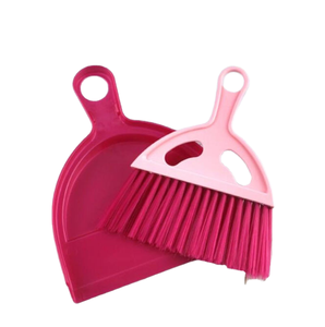 Luce del sole casa moderna 2-in-1 leggero Mini scopa Set PP scopa testa morbida per animali domestici setole di plastica per la pulizia della casa - Product Image 1