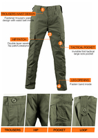 Ensemble veste et pantalon tissés respirants ACU vert personnalisé, tissu durable pour l'entraînement en plein air et l'uniforme quotidien