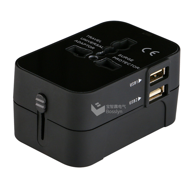Manufacturer of Universal Worldwide Travel Adapter. Compact Design with 2 USB Ports, OEM/ODM Services Available for Bulk Order.