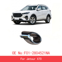 Cache-tuyau d'échappement de pare-chocs arrière gauche F01-2804521NA pour Jetour X70 Série 2020+ Pièces extérieures Remplacement OEM Ajustement parfait Noir