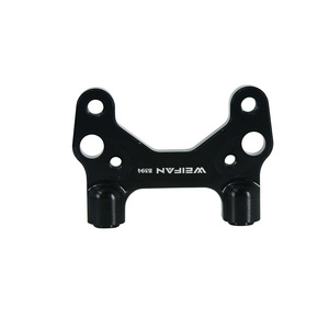 Support d'adaptation d'étrier de frein WEIFAN 220 en alliage d'aluminium pour la modification et la mise à niveau des scooters, noir, rouge, or, étrier fixe - Product Image 5