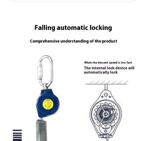 עמיד הצלת פוליאסטר פעולות הצלה ציוד גבוה נגד פאניקה סנפלינג בלאי יורד התקנים יורד כוח גבוה הילוך להניף - Product Image 3