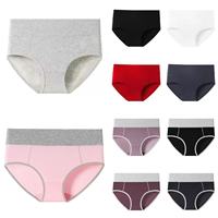 Ensemble de 5 pièces en coton, taille européenne XS à 5XL, sous-vêtements pour femmes taille haute, culottes extra larges, culottes pour femmes courbes