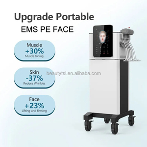 Appareil Facial Anti-Âge Pe-Face Ems Pe Facial EmRf avec Électrodes EMS <span class=keywords><strong>pour</strong></span> Électrostimulation Faciale, Patchs Emrf, Brosse de Nettoyage - Product Image 4