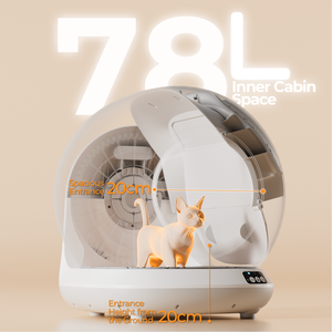 78L Intelligente Automatische Katzentoilette Elektrische Selbstreinigende Haustier-Katzentoilette mit App Plastik-Katzenprodukte Smarte Katzentoilette - Product Image 5