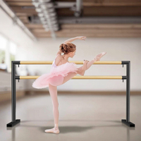 Barre de presse de jambe mobile de conception moderne professionnelle barre de danse pour enfants à usage domestique pour salle de danse en salle de classe en métal Durable