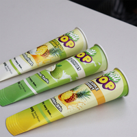 Tube à glace en papier jetable de 45 ml, 70 ml, 90 ml, 100 ml, 120 ml, design personnalisé, tube Calippo