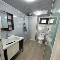 Maison de conteneur mobile préfabriquée de 30 pieds en Chine, conception extensible de 3 chambres avec grande fenêtre