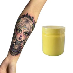 Crème de micropigmentation jaune Hadiyah Beauty 500g pour sourcils, lèvres, tatouage, maquillage permanent, accessoires - Product Image 2
