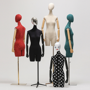 Maniquí de Medio Cuerpo Femenino para Exhibición de Vestidos, Lavable, Color Personalizable, para Uso en Tiendas - Product Image 5