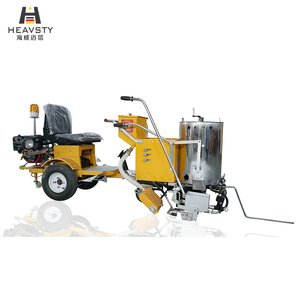 HW860 Ride On ประเภทเทอร์โมพลาสติกถนนเครื่องทำเครื่องหมาย