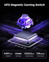 Teclado Magnético para Juegos Mercury V60 Pro 60 HE OEM ODM, Frecuencia de Sondeo Real de 8 kHz, Latencia de 0,125 ms, Activación Rápida Dinámica, Ajuste de 0,005 mm