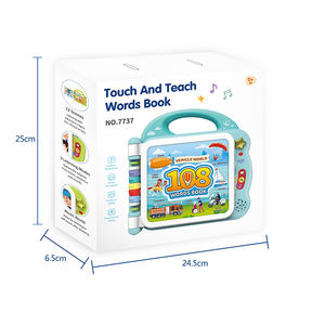 Toccare e <span class=keywords><strong>leggere</strong></span> libri di parole sul mondo animale Unisex macchine <span class=keywords><strong>per</strong></span> l'apprendimento del bambino punto elettronico di lettura libri <span class=keywords><strong>per</strong></span> <span class=keywords><strong>imparare</strong></span> i suoni inglesi - Product Image 2
