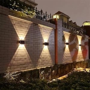 12 Hours Lighting 8 <b>Led</b> Wall-Mounted Solar Pathway <b>Lights</b> IP55 Rated Rechargeable Lithium Battery Outdoor Garden <b>Light</b> - Product Image 4