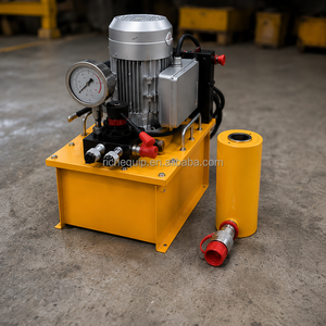 Vérin hydraulique creux à simple effet 20-100 tonnes Série RCH avec pompe manuelle et trou central – Vente directe usine, personnalisable - Product Image 4