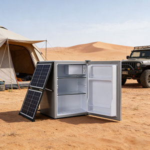 Réfrigérateur portable 12 volts CC pour une seule pièce, voiture, <span class=keywords><strong>camping</strong></span> en plein air, compresseur électrique, refroidissement vertical - Product Image 4
