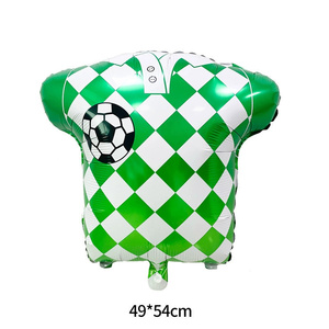 Globos de Aluminio con Forma de Camiseta de Fútbol y Trofeo para Decoración de Fiestas de <span class=keywords><strong>Partidos</strong></span> de Fútbol, <span class=keywords><strong>Copa</strong></span> Europea, B2B - Product Image 2