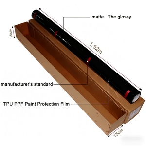 Muestra Gratuita de Película Protectora de Pintura TPU PPF Negra Superbrillante, Antiarañazos, 1.52*15m, Autoregenerable, para Autos - Product Image 6