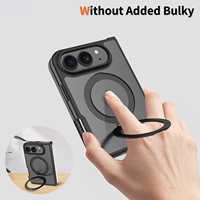 Funda Protectora para Teléfono iPhone 18 Fold, de Lujo, con Logotipo Personalizado en Color, Acabado Mate, Soporte Plegable, TPU+PC, Anti-Caídas y Resistente a Impactos