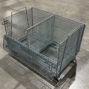 अगले जीन गोदाम आयोजक कस्टम आकार रोलिंग फोल्डेबल स्टेकबल बास्केट - Product Image 6