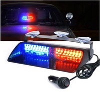 Luces LED estroboscópicas de advertencia de emergencia de alta intensidad, luces para techo Interior/salpicadero/parabrisas con ventosas