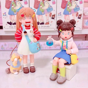 Los Más Populares, 100% Originales, Juego de 6 Figuras Coleccionables de PVC de la Serie Suki My Friends, Caja Sorpresa, Japón, 15 cm, Escala 1/12, Decoración para el Hogar - Product Image 3
