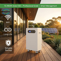 Batterie au lithium 51,2 V 200 Ah 10,49 kWh pour stockage d'énergie à cycle profond avec ports RS485, RS232, CAN, WiFi et Bluetooth