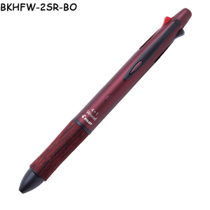 Stylo multifonction 5-en-1 BKHFW-2SR Light Touch, 4 couleurs, pointe bille 0,7 mm et mine 0,5 mm, corps mat doux au toucher - Product Image 2