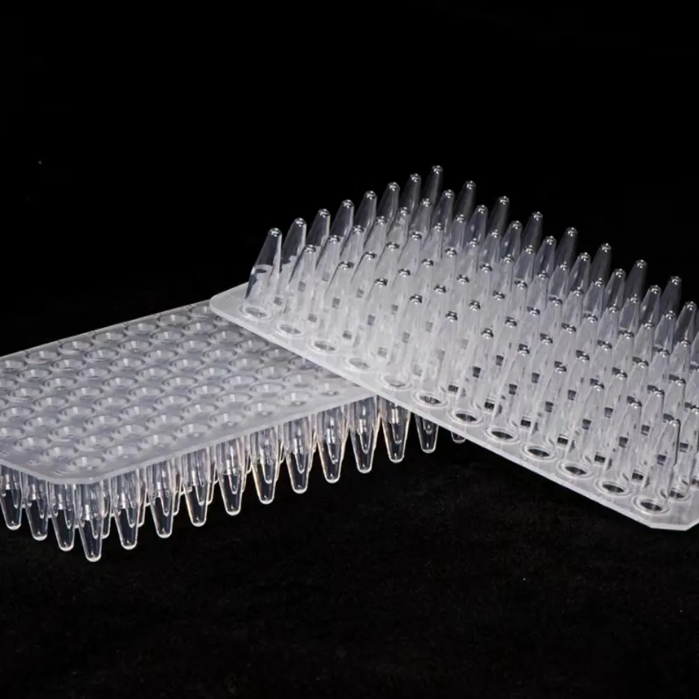 Fournitures de laboratoire Consommables de laboratoire 0.2ml Clear Cell Culture Non-skirted 96 Well PCR Plate for lab test