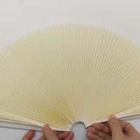 Vente en gros de tissu d'ombre aveugle plissé en polyester sur mesure à l'intérieur de la fenêtre